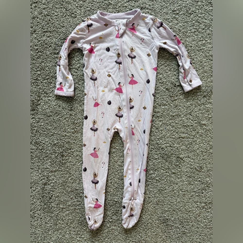 Kyte Baby Onesie 6-12M Pink ballerina